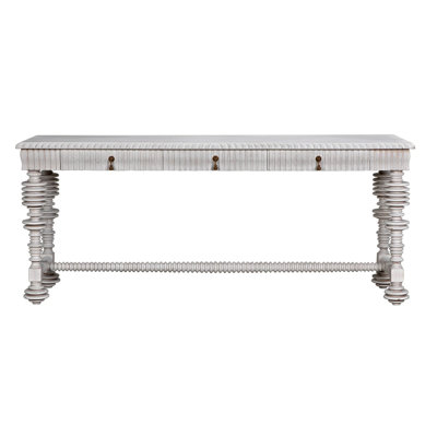 Console en bois massif 72,5 "Portugaise