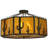Hillier Glass Semi Flush Mount