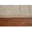 Tapis de couloir beige en laine noué à la main de conception unique 3 pi 1 po x 9 pi 10 po Oushak
