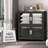 2-Tier Black Stackable Foldable Storage Bins with Lid & Wheels-1529964334-1529964337