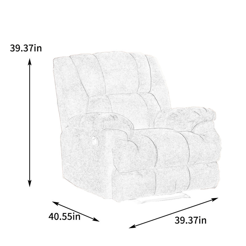 Munawar Recliner, Orange