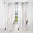 White And Grey Ripples Of Stone V - Abstract Marble Curtain - Velvet Room Darkening - 1 panel-107830805