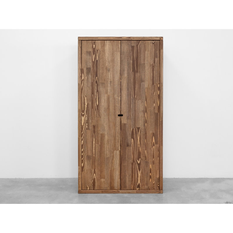 Derrek 2 Door Solid Wood Wardrobe