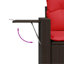 55cm Wide Patio Sofa with Cushions