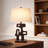 Amara Modern Abstract Wood Table Lamp