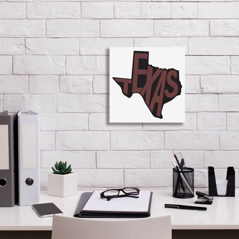 'Texas 2' by Art Licensing Studio Canvas Wall Art