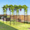 Grand treillis d'arche de jardin pour plantes grimpantes, grand treillis d'arbre de soutien de vigne