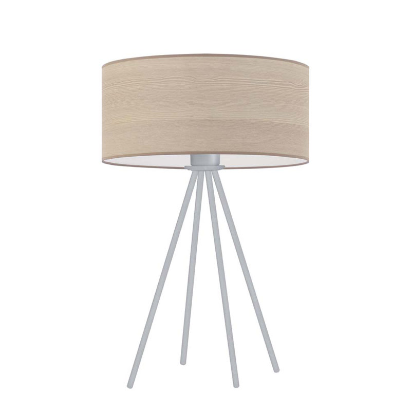 Chesley Metal Table Lamp, White, Grey