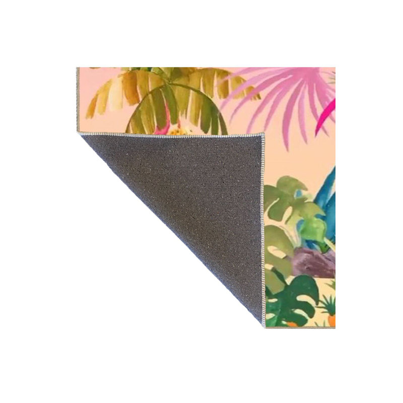 Tapis décoratif tissé à la machine, Tapis de couloir 2 pi 6 po x 6 pi 7 po inclus