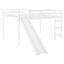 Lit mezzanine avec glissade Enrapturant - Bois massif fabriqué en bois massif