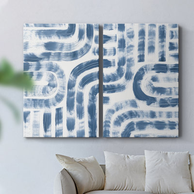 Dye Maze I-Premium Gallery Wrapped Canvas -Ready to Hang