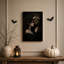Art gothique sur toile, femme gothique et couronné-1547709065