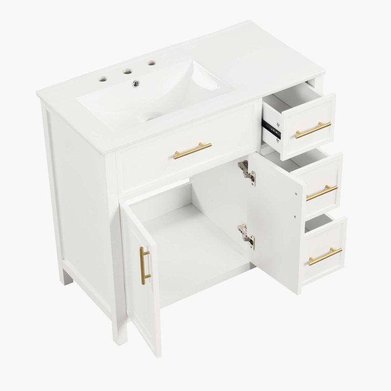 36'' Single Bathroom Vanity Base Only