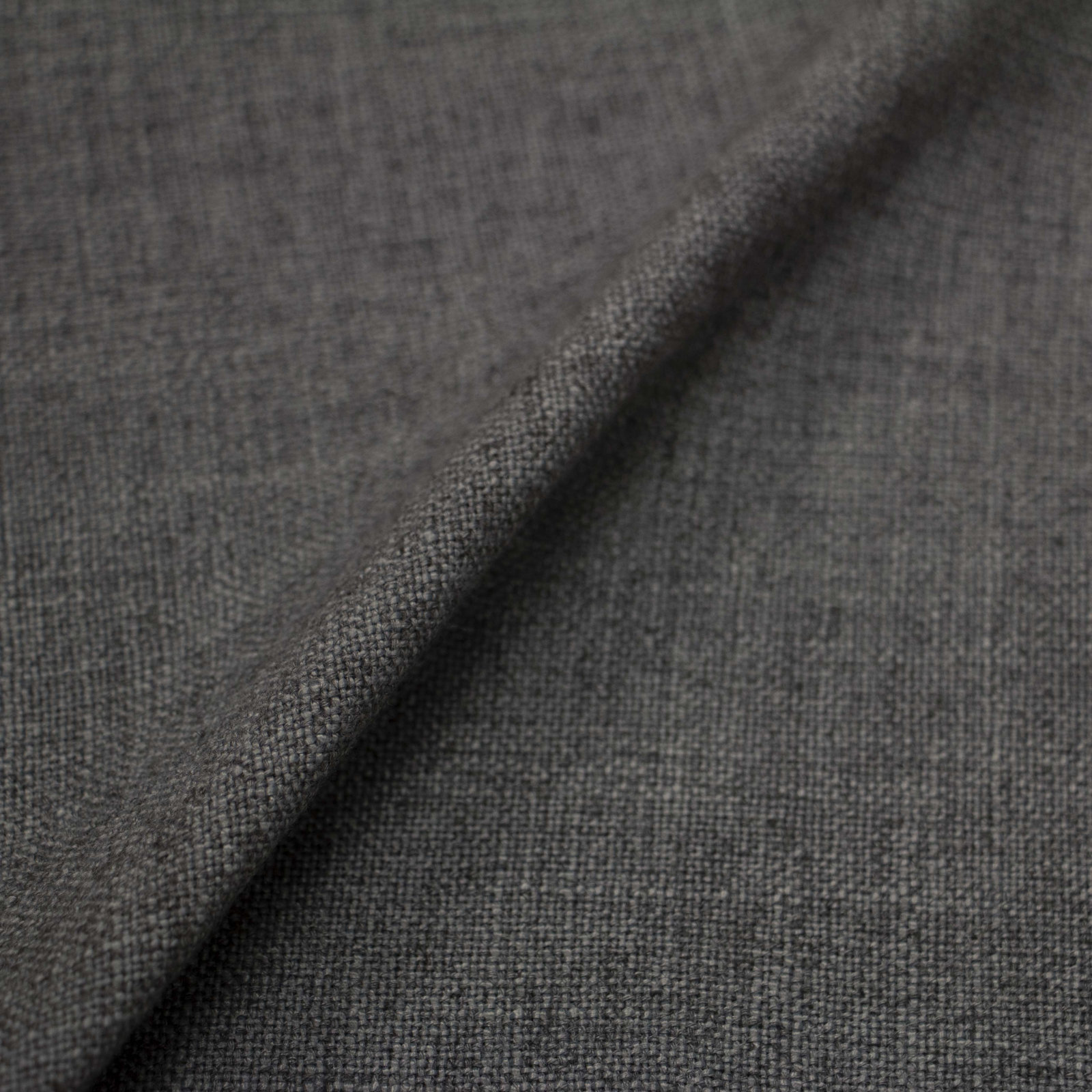 Shelby 60'' Upholstered Sofa, Zuma Charcoal Textured Linen