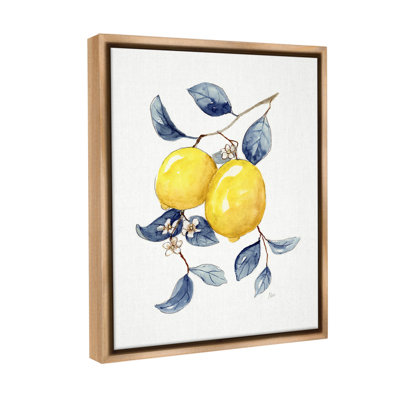 "Minimal Lemon Fruits" par Nan sur toile