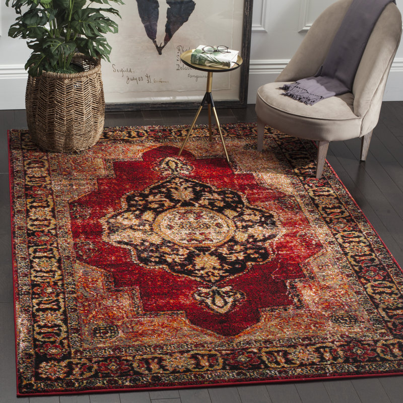 Imauri Vintage Hamadan Performance Oriental Rug, Rectangle 6'7" x 9'