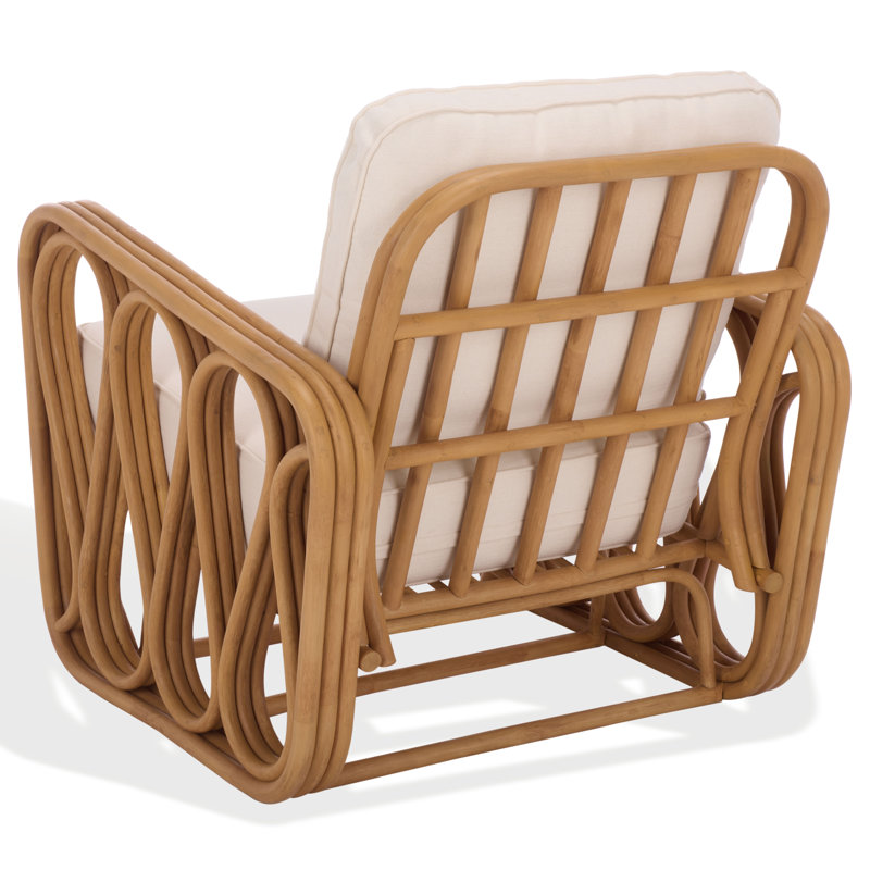 Malina Rattan Pole Accent Chair