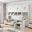 Lit escamotable simple de taille simple avec garde-robe et 2 tiroirs de rangement, configuration d'armoire gauche / droite personnalisable, lit mural sans sommier-6055493