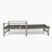 Hampton Acacia Wood And Wicker Chaise Lounge, Durable And Adjustable For Ultimate Outdoor Relaxation