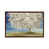 Toile avec cadre en bois brun classique