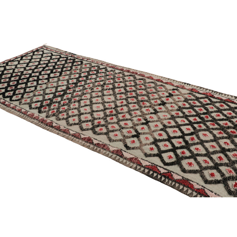 One-of-a-Kind 5'3”x12' Hand Knotted Area Rug