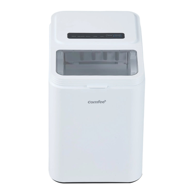 Comfee 26.46 Lb. Daily Production Cube Ice Portable Ice Maker, White