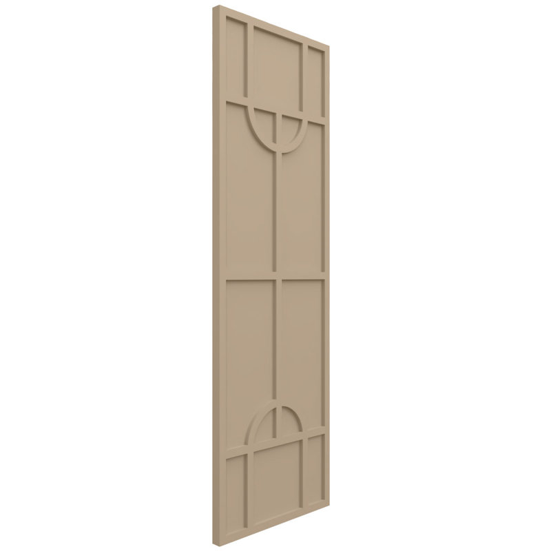 Volets de style moderne nordique EnduraCore Composite, L 12 po, Avec une couche d'apprêt, H 43 po