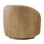 Fauteuil pivotant en cuir Vegan Jonina-2032750583