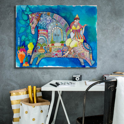 Judaica Medina' by Oxana Zaika Canvas Wall Art