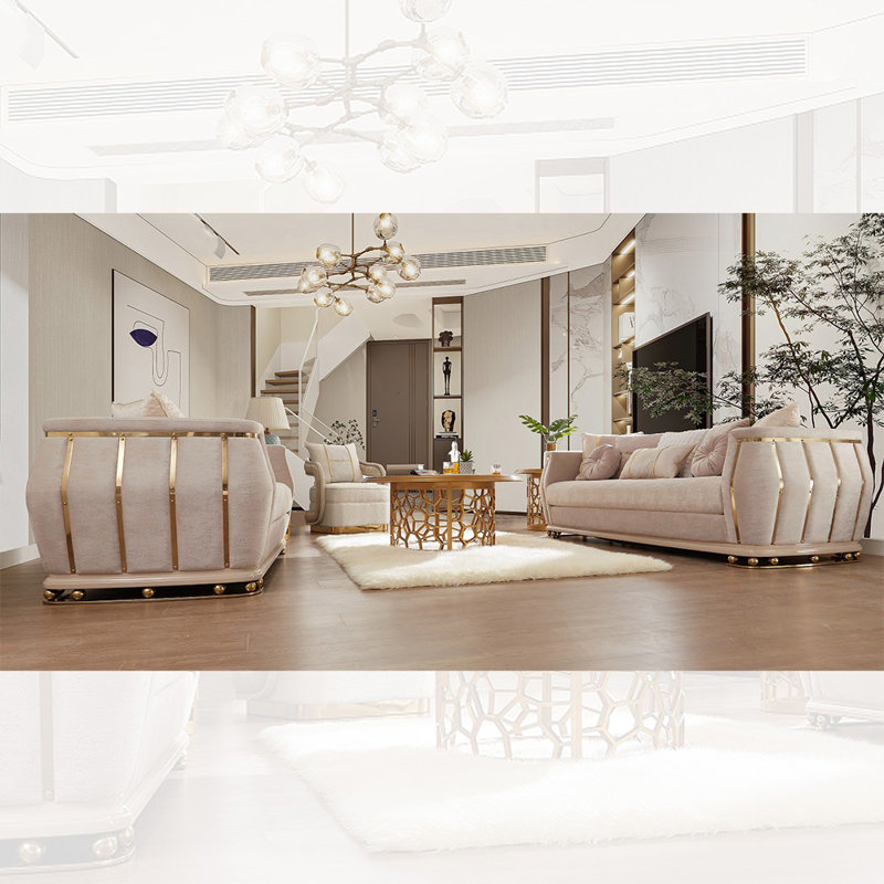 3 - Piece Leather Living Room Set