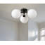 Plafonnier semi-encastré 3 lumières 15 po Britany