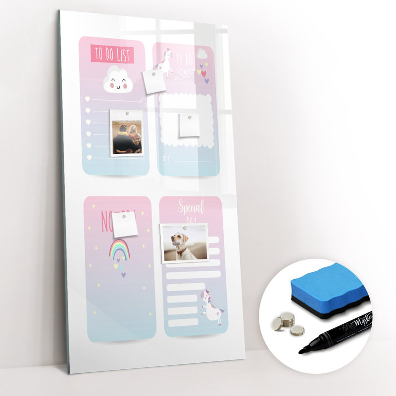 Magnetic Glass Dry Erase Board