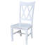 Chaise d'appoint en bois massif Audianna-268484258