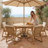 Durable Outdoor Patio Set For 6 - Spacious Round Table With Padded Chairs&Umbrella Hole For Outdoor Entertaining-1332381296