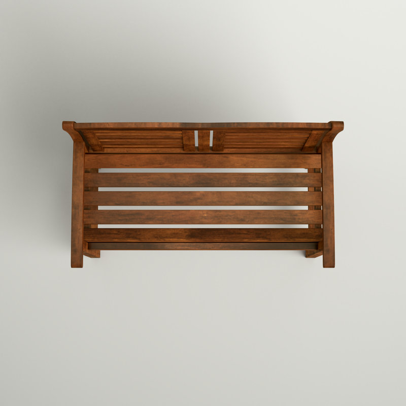 Banc de jardin en bois traditionnel en bois Ponce