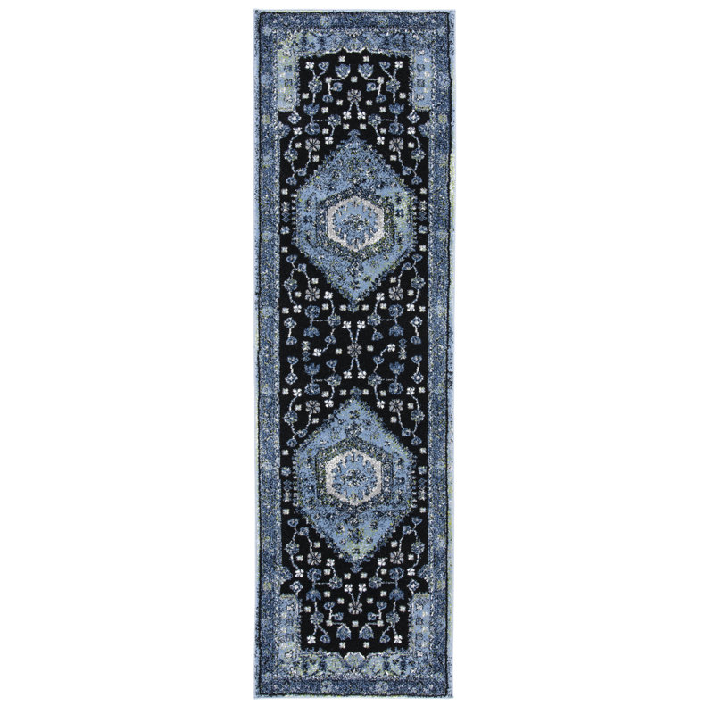 Abbie-Gail Performance Oriental Rug, Runner 2'3" x 8'