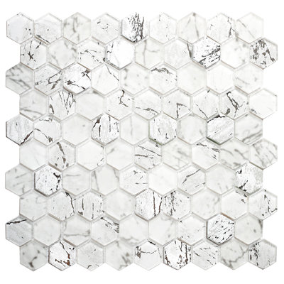 12" x 12" Glass Mosaic Wall & Floor Tile