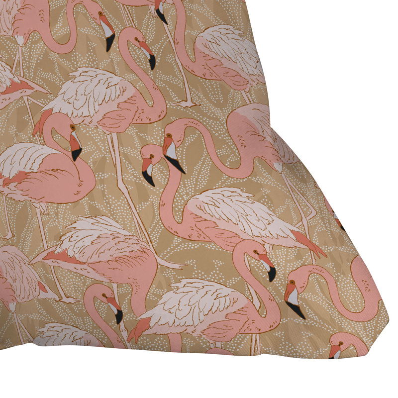 Coussin décoratif intérieur / extérieur floral Iveta, H 20 po x l 20 po