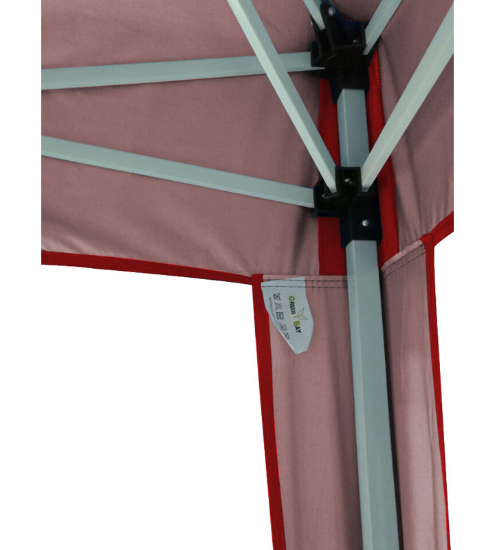 Adeen 3m x 3m Metal Pop-Up Gazebo, Red