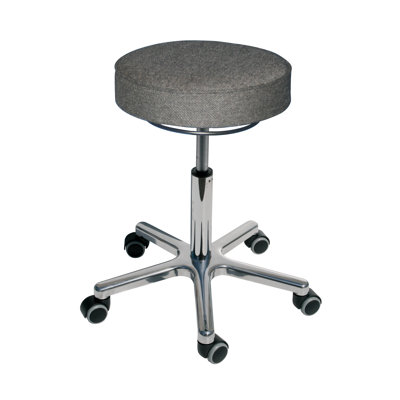 Kerrigan Adjustable Height Ergonomic Stool with Wheels