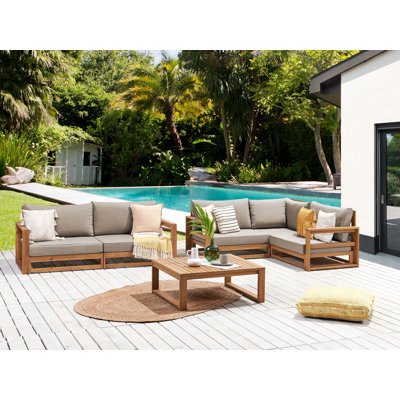 TIMOR 4 - Person Garden Lounge Set with Cushions