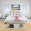 Ensemble de housse de couette Vintage Beige Minimalisme-765404364