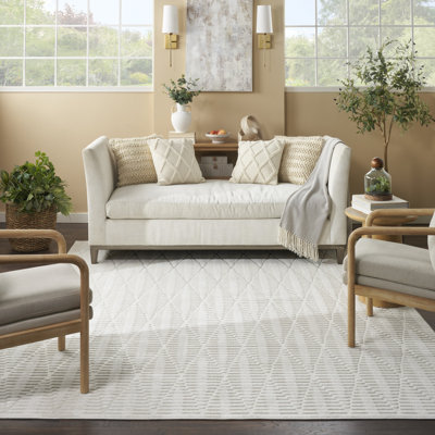Tapis intérieur moderne Nourison Care Free Ivory
