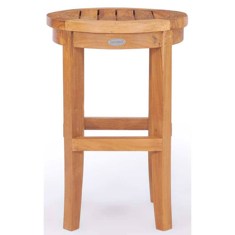 Tabouret de bar de patio teck Ventimiglia, 24 po