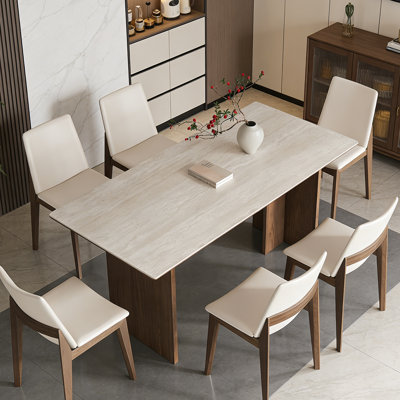 Simple rectangular dining table