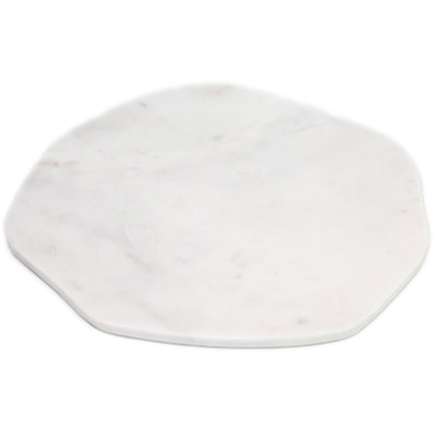 Assiette blanche Tiera de 12 po de diamètre