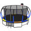 Trampoline 16Ft avec enceinte Trampolines de création avec échelle et revêtement antirouille-119337746