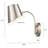 Hiltonia Iron Armed Sconce-1552391009