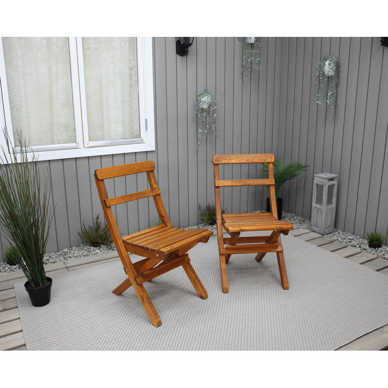 Arlot Folding Patio Dining Side Chair, Cappuccino