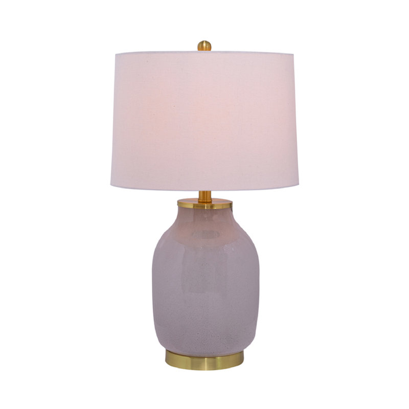 Lampe de table rose 22,5 po Ghadimi